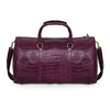 Senko Pure Leather Crocodile Print Duffle Bags for Men and Women Luggage Travel Luxury