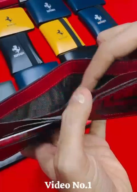 Fero Pure Leather Wallet for Men Stylish Online Red