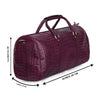 Senko Pure Leather Crocodile Print Duffle Bags for Men and Women Luggage Travel Luxury